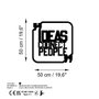 Wallity Ideas Connect People Escultura de pared negra